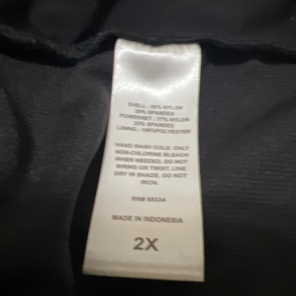 Academy Indigo Sky Plus Banded High Waist Boyshort Swim Bottoms NWT Size 2X - Picture 4 of 5